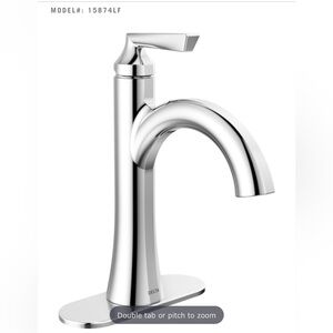 Delta Rinna Single Handle Bathroom Faucet | Chrome | 1874LF. NEW